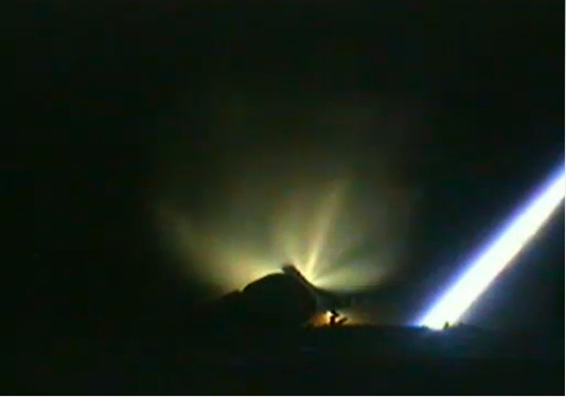 ATV-3 Spaceship Launch: Upper Stage Ignition
