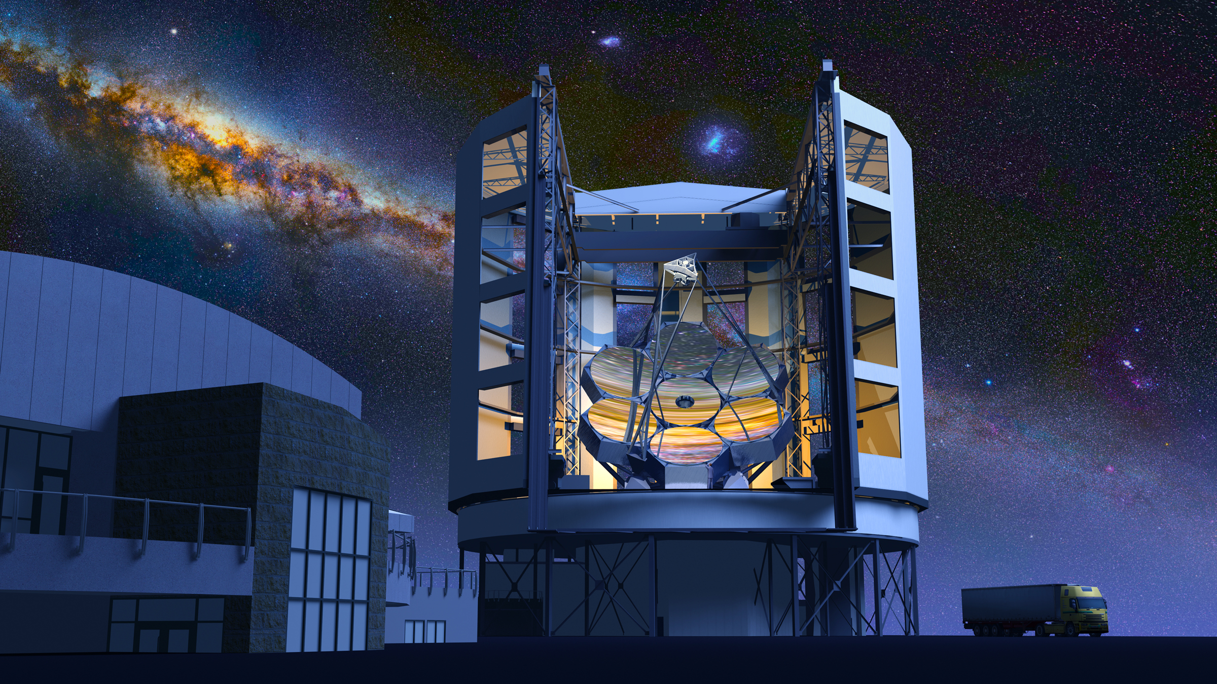 The Giant Magellan Telescope: Artist's View