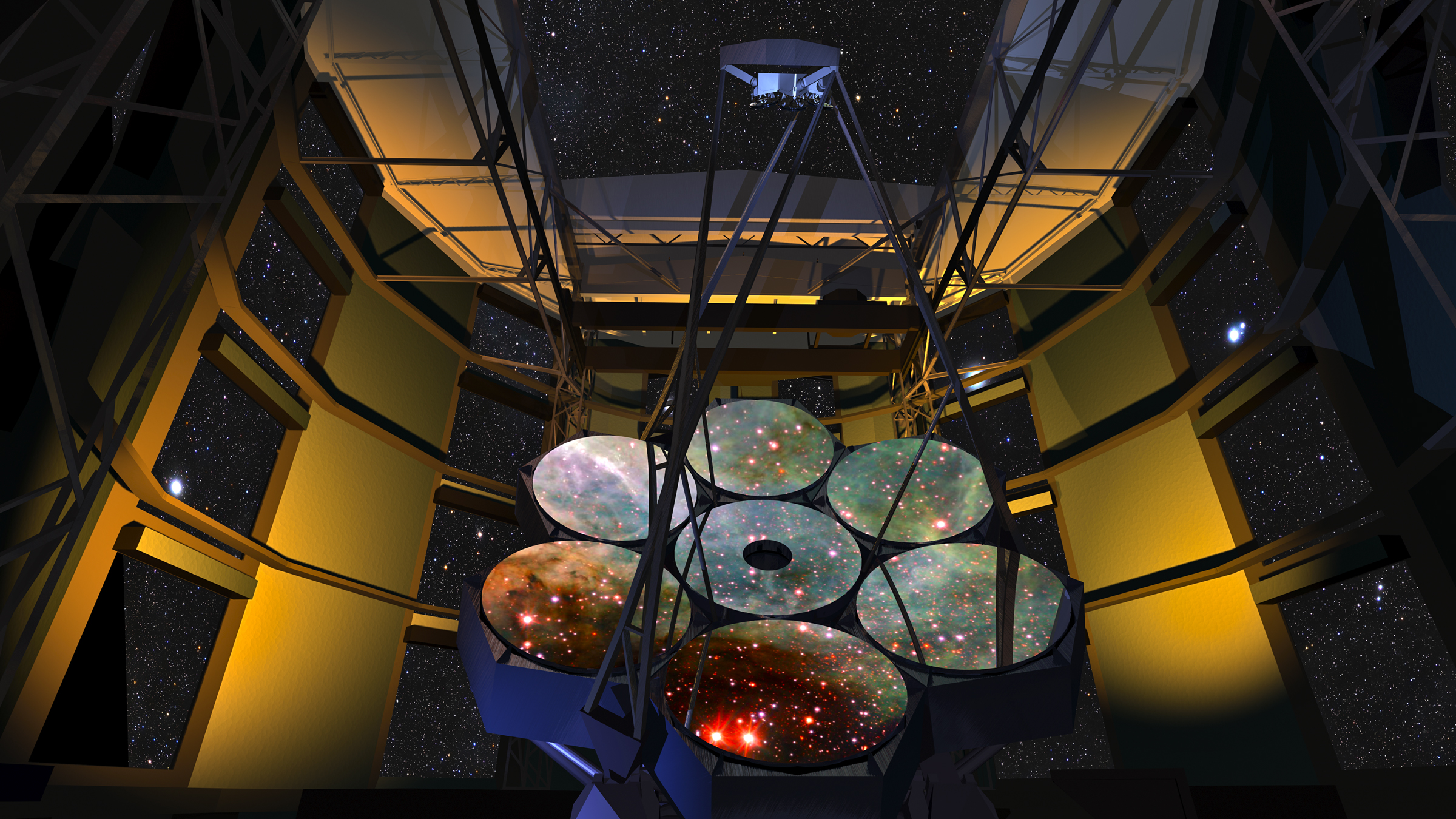 The Giant Magellan Telescope: Artist's View