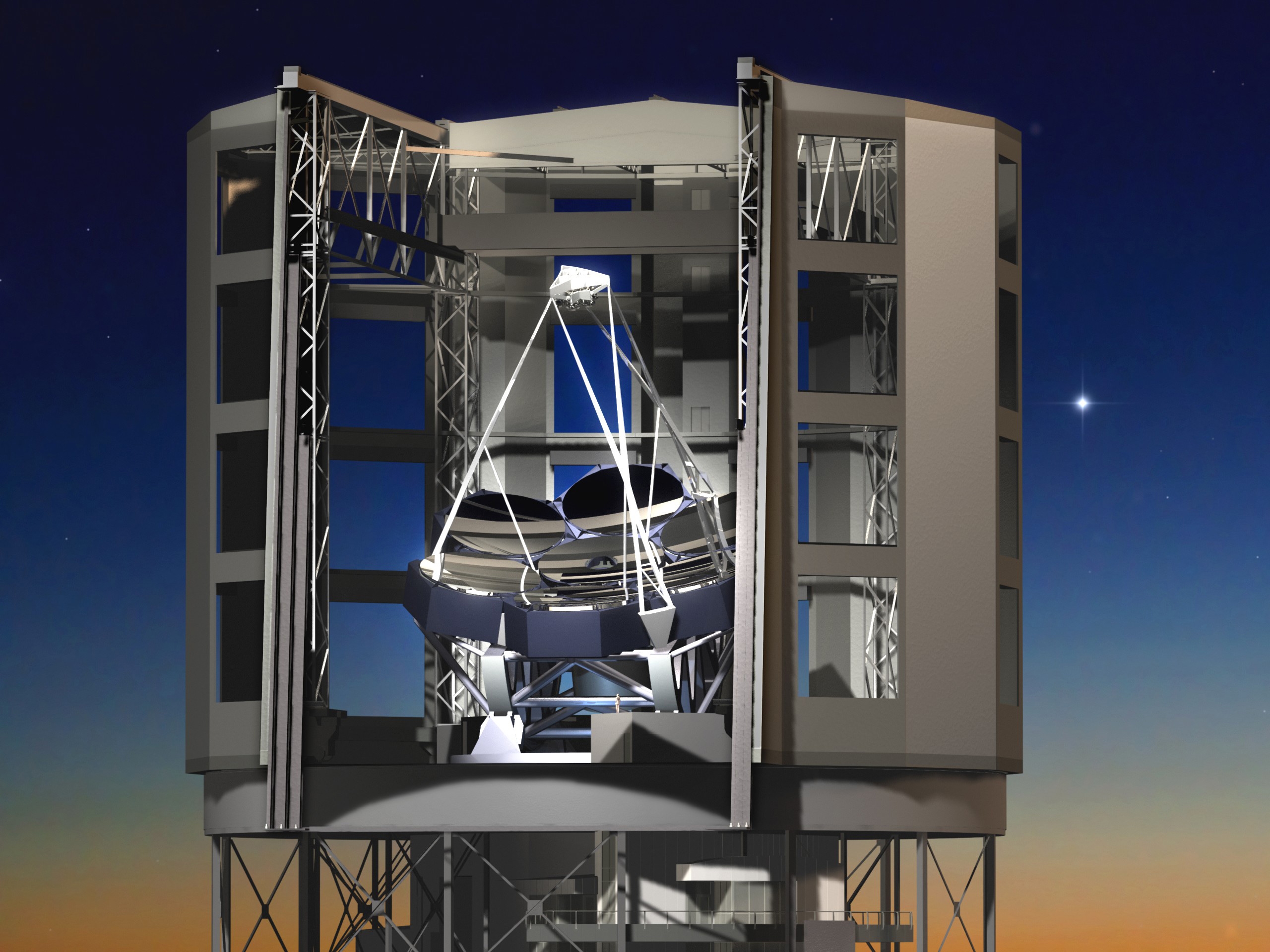 The Giant Magellan Telescope: Artist's View