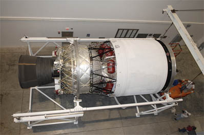 An upper stage of the Delta 4 rocket