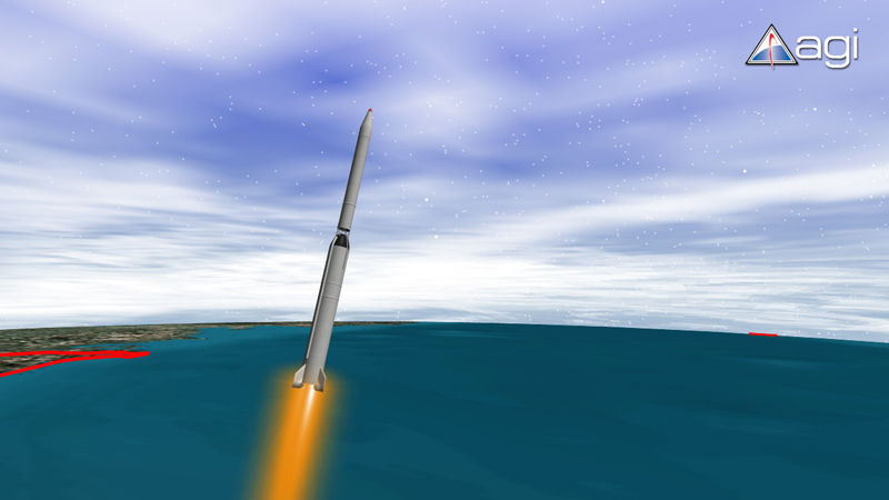 North Korean's Unha-2 Rocket Streaks Skyward