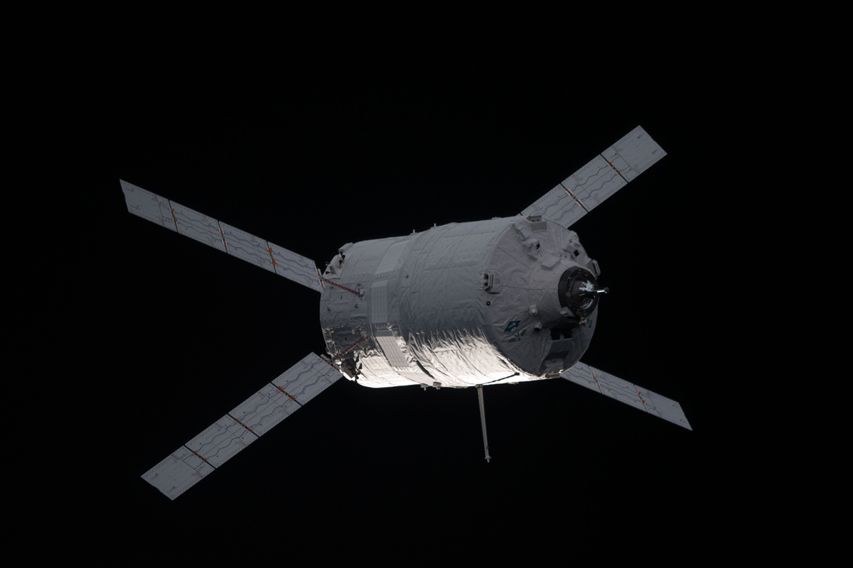ATV-3 Nearing the International Space Station