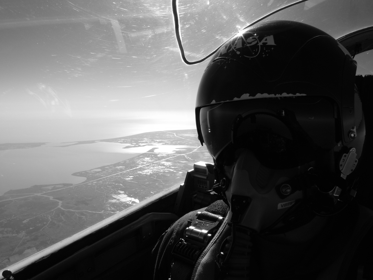 Astronaut Terry Virts Piloting T-38 Jet