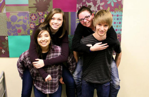 The Infinity team from West Salem High School includes (from bottom left clockwise) Meera Petroff, Madison Jones, Grace Hannon and Elliott Lownsbery.