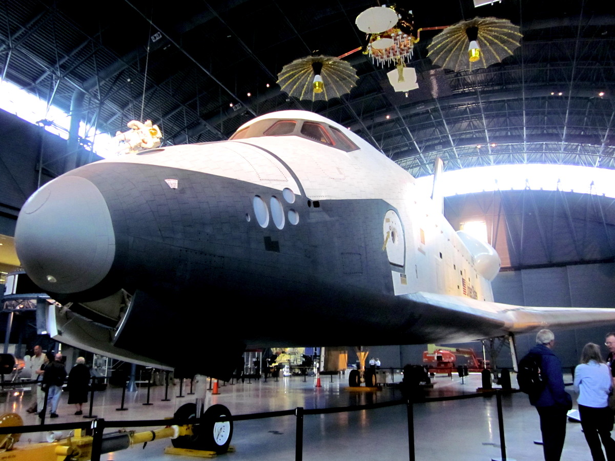 Space Shuttle Enterprise's Enterprise's Last day at the Smithsonian.