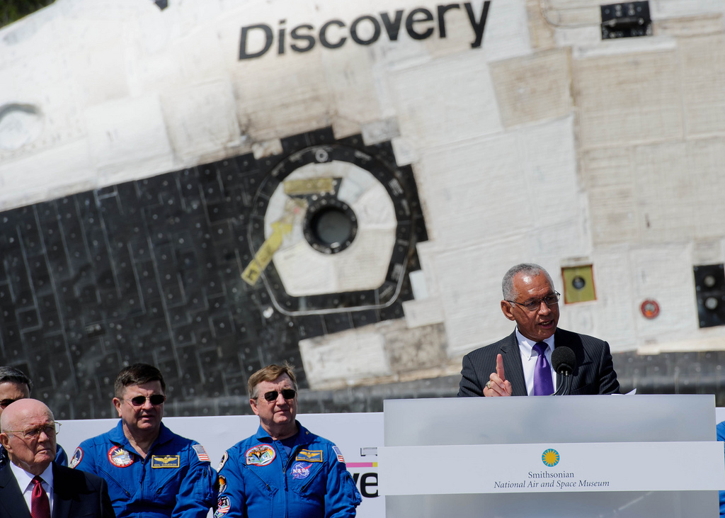NASA's Charles Bolden Addresses the Crowd