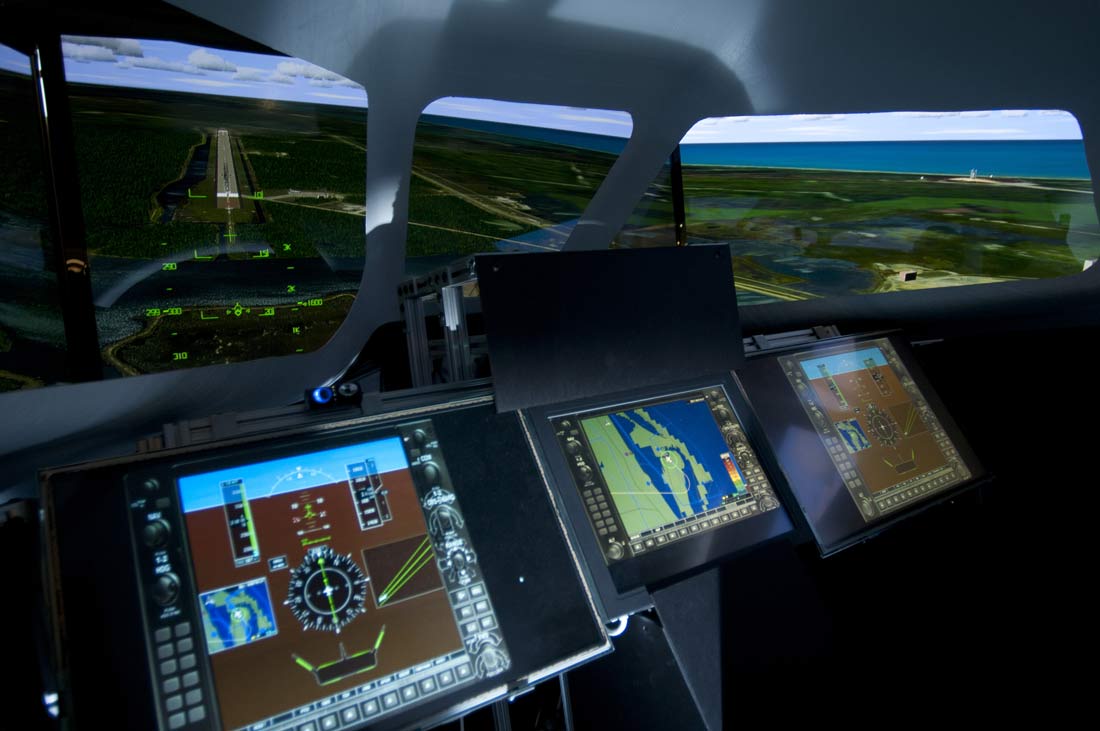 Dream Chaser Cockpit-Based Flight Simulator