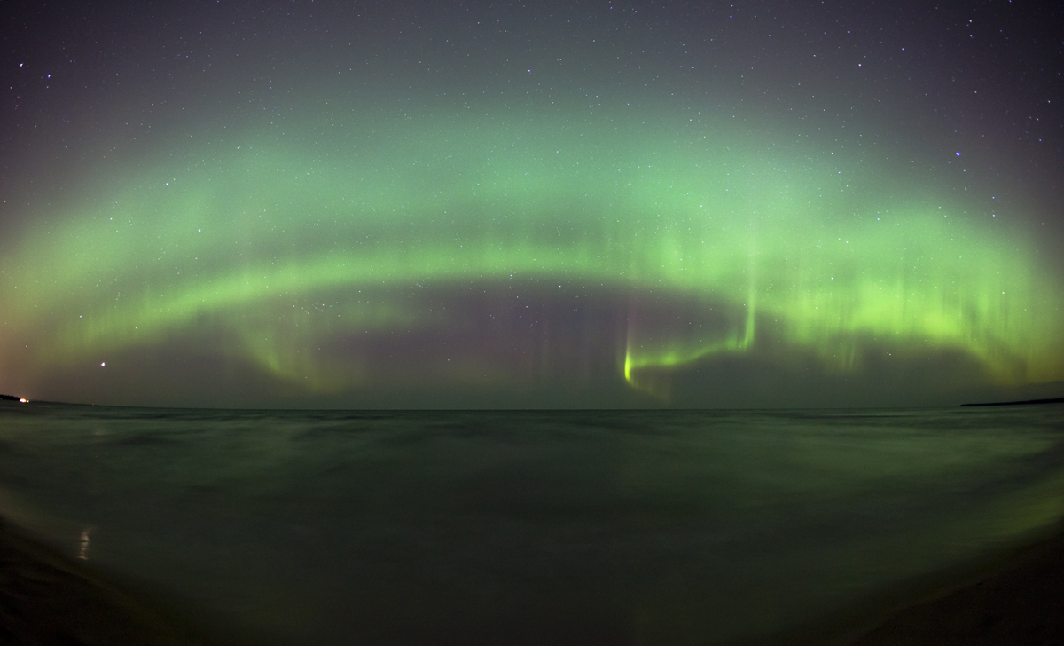 April 2012 Aurora over Lake Superior #3