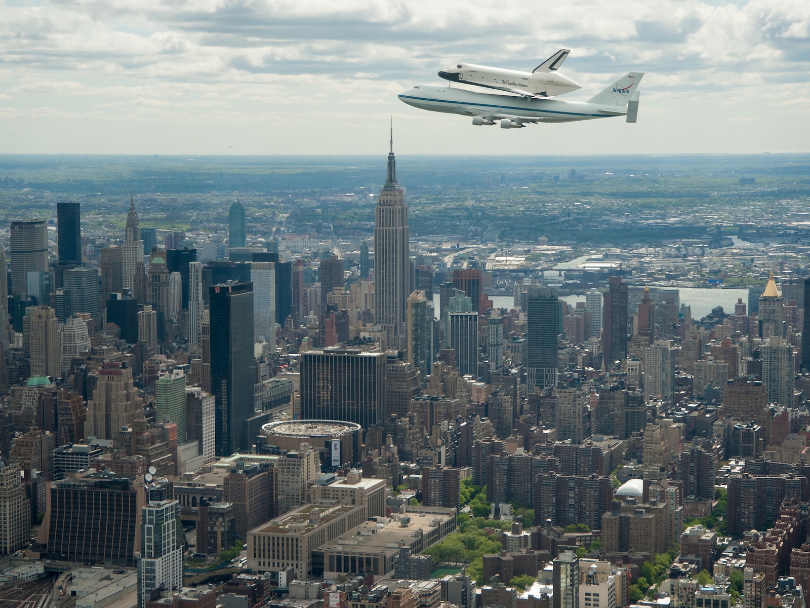 Shuttle Enterprise Flight to New York