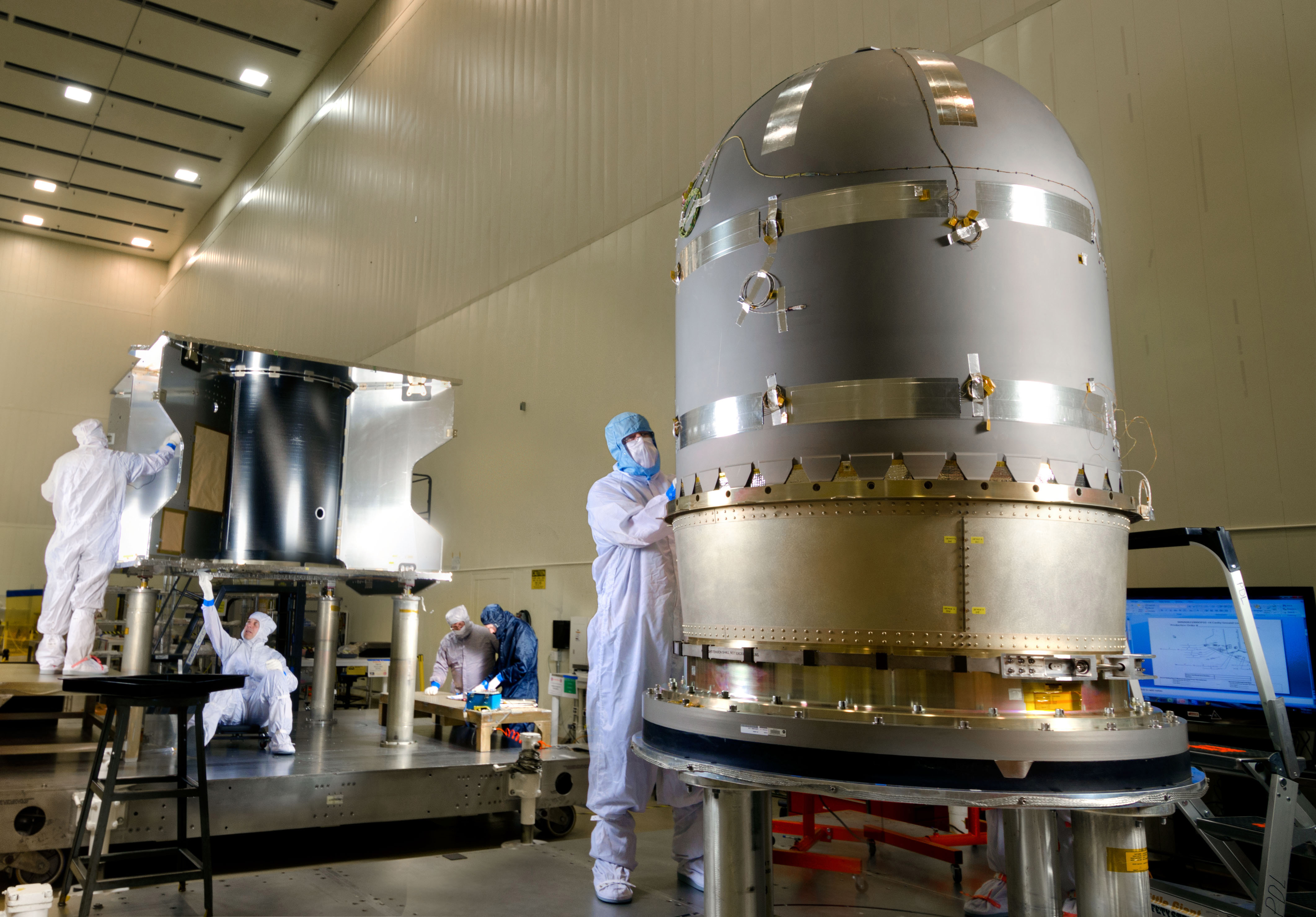 NASA's Mars MAVEN Spacecraft Being Assembled