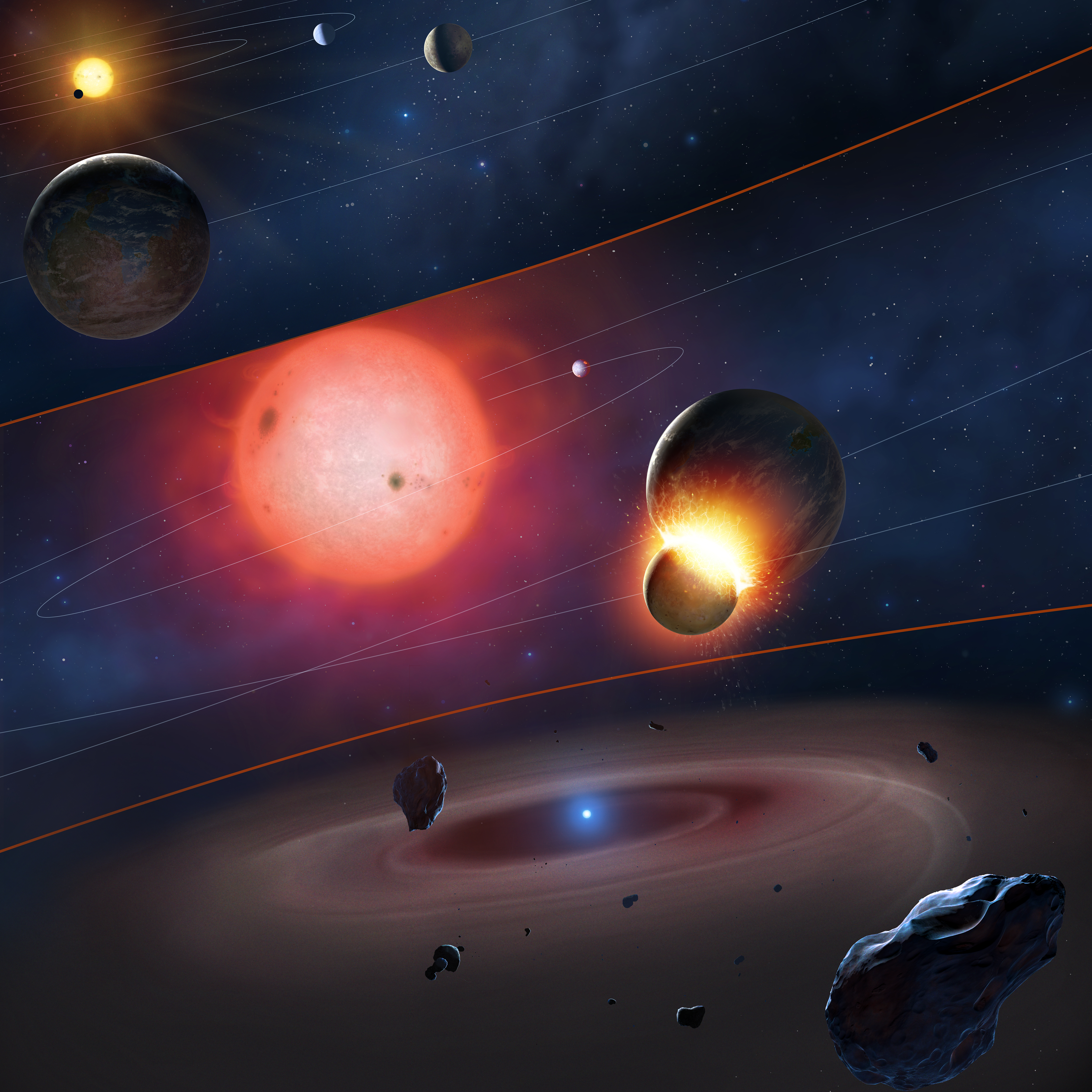Dying Stars and Alien Worlds