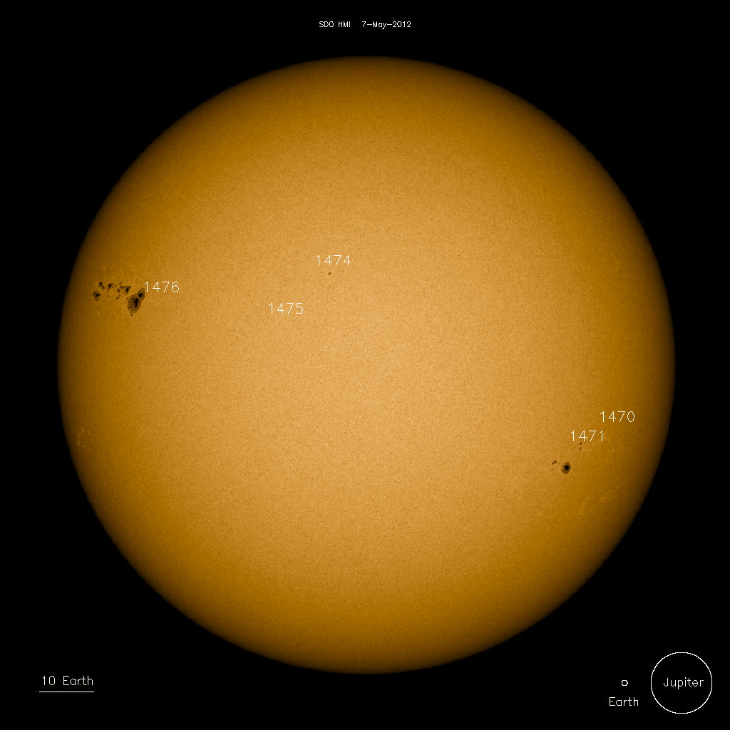 Huge Sunspot Complex AR 1476
