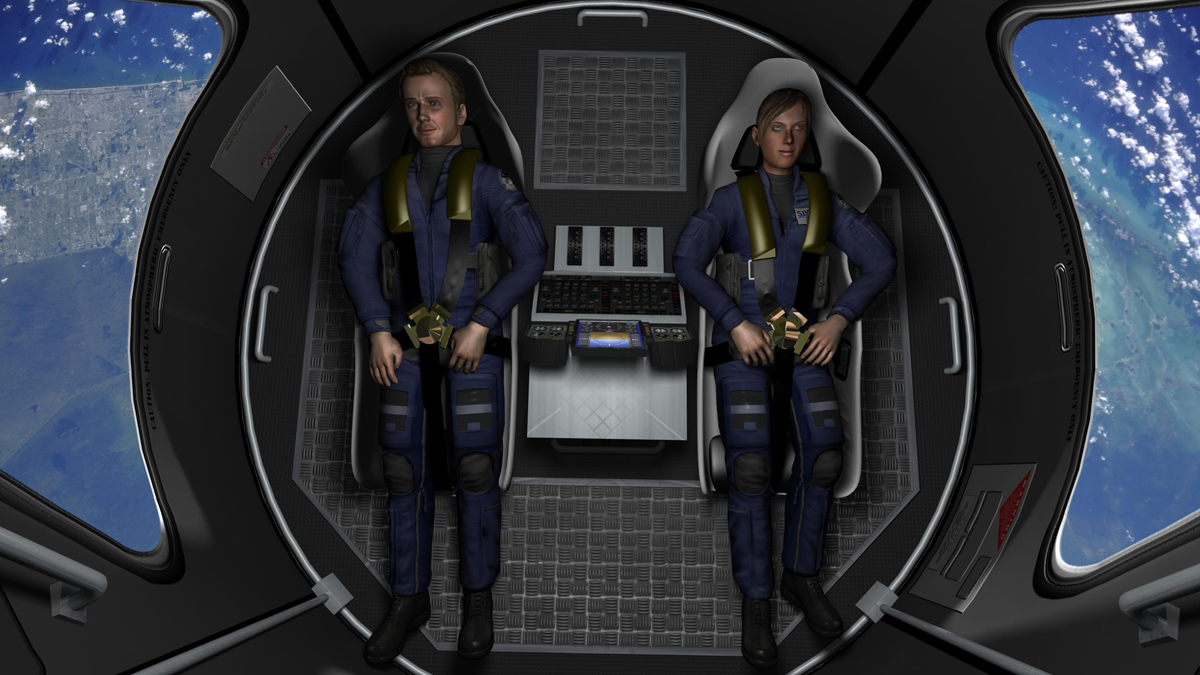Space Adventures' Suborbital Vehicle Interior 2