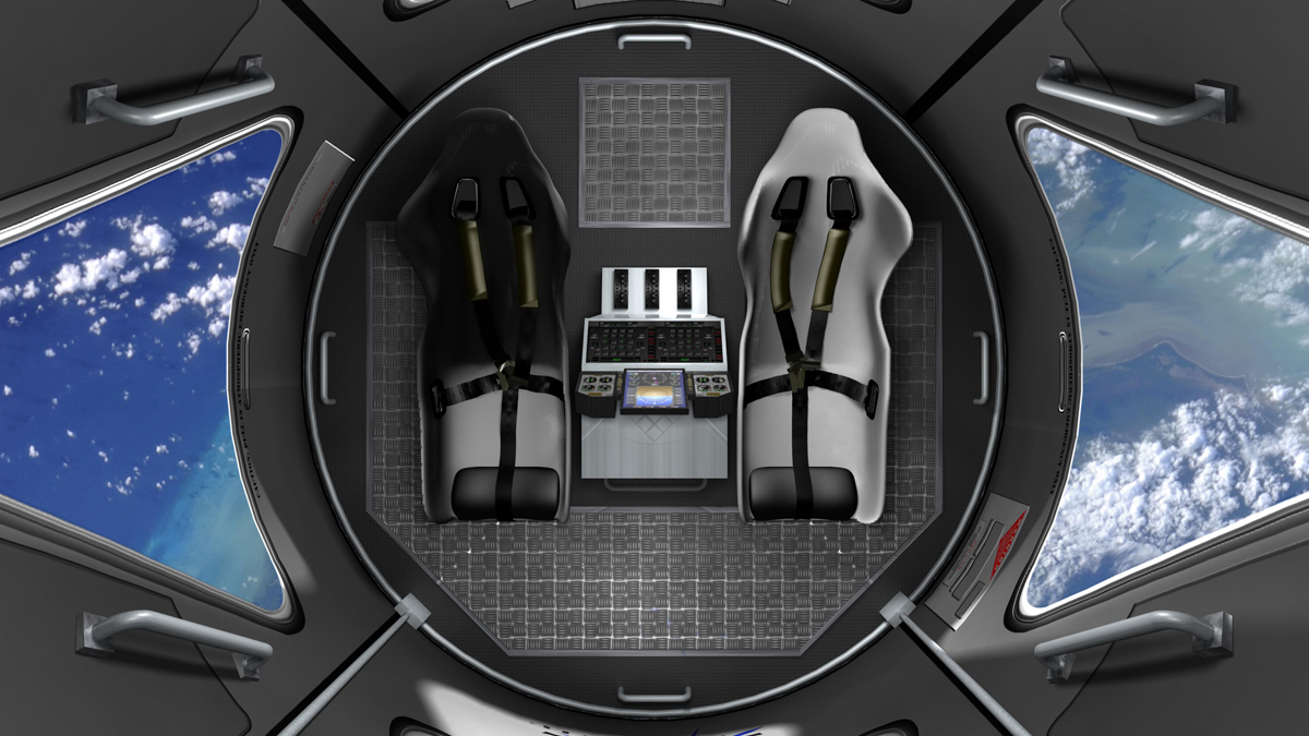 Space Adventures' Suborbital Vehicle Interior 6
