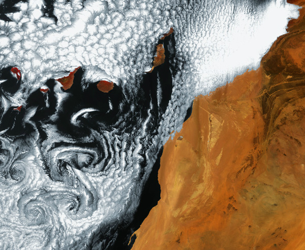 Clouds Over the Canary Islands
