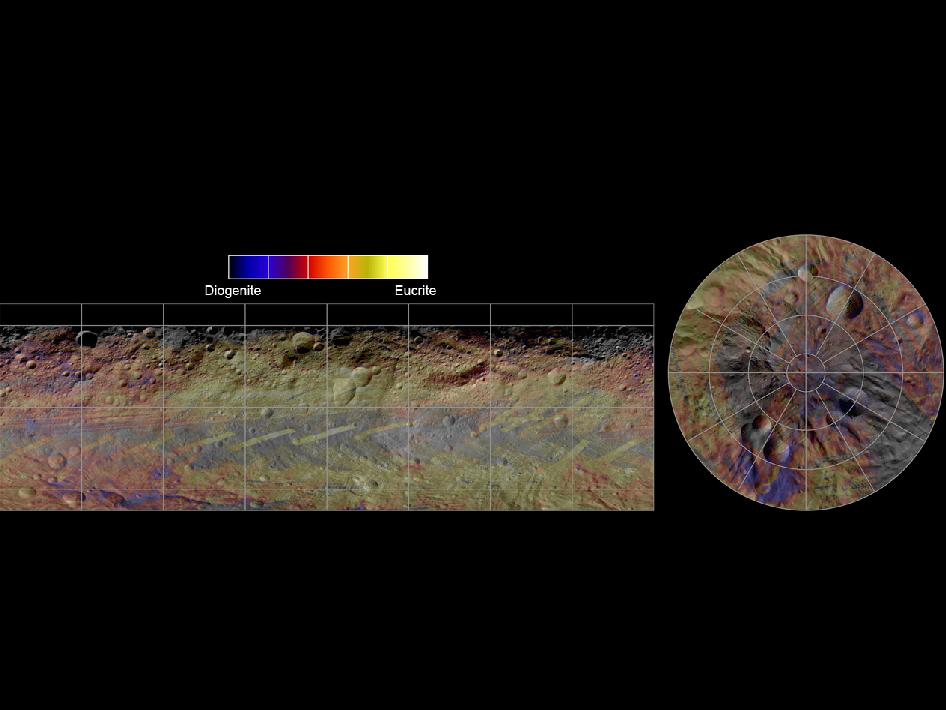 Global Mineral Map of Vesta
