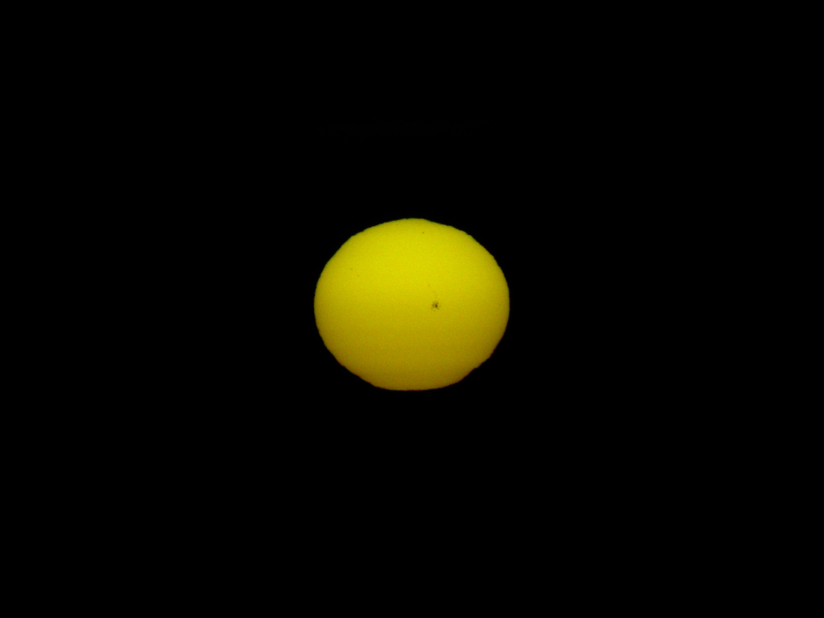 Sunspot AR1476 Seen from Pisa, Italy #2