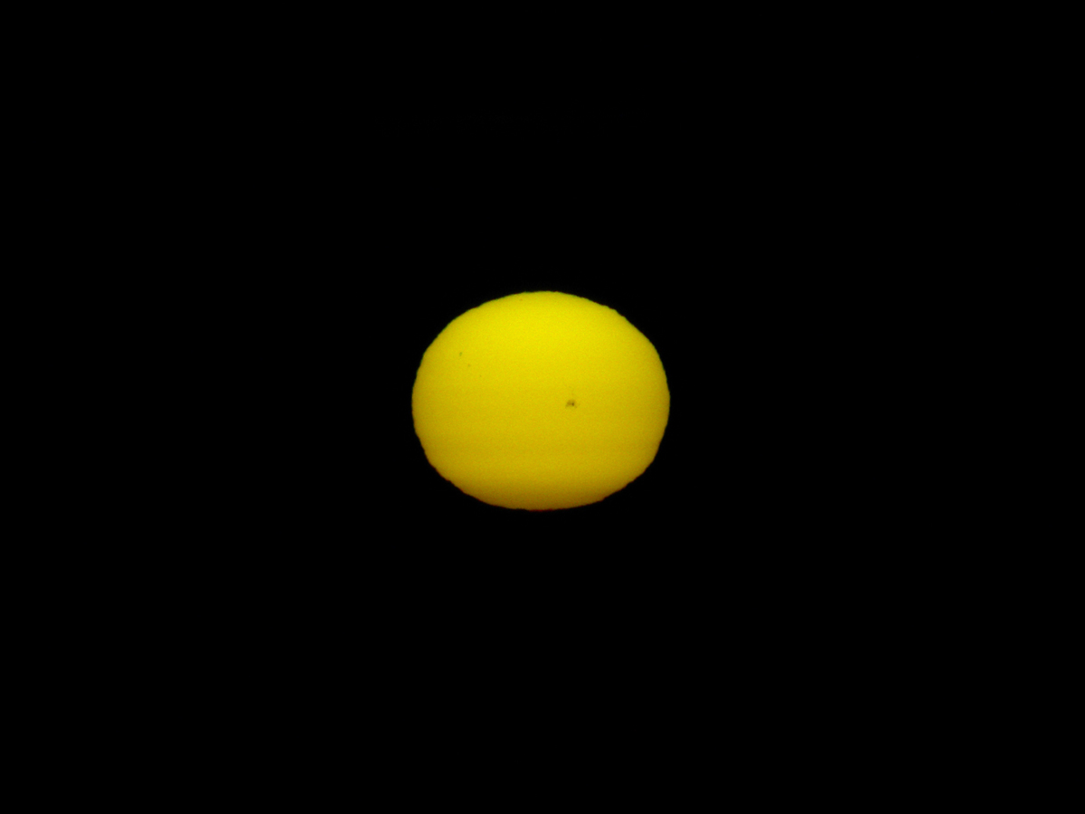 Sunspot AR1476 Seen from Pisa, Italy #3