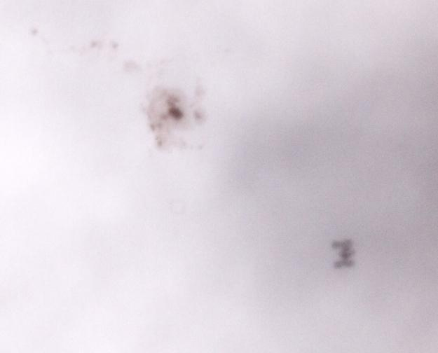 ISS Transiting the Sun with Sunspot AR1476