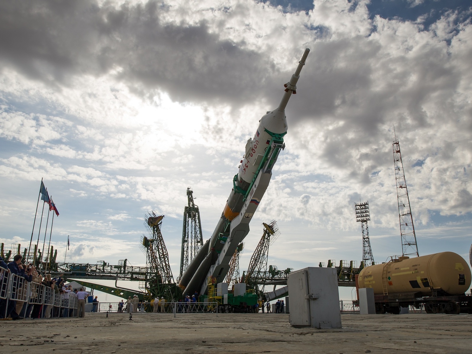 Expedition 31 Soyuz Rocket Rollout