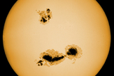Artistic rendition of a "superflare star" (before the superflare occurs).
