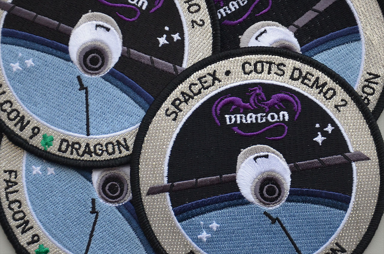 SpaceX COTS-2 Mission Patches