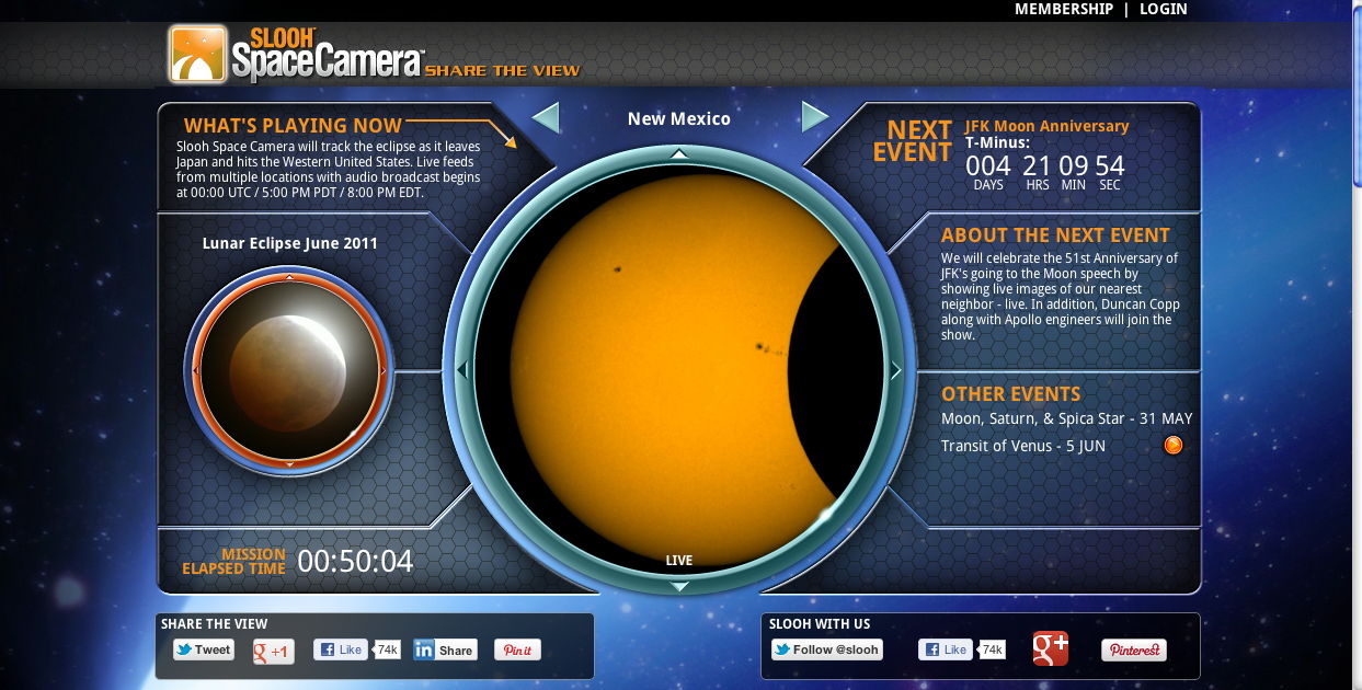 SLOOH Image of Solar Eclipse of May 20, 2012 from New Mexico
