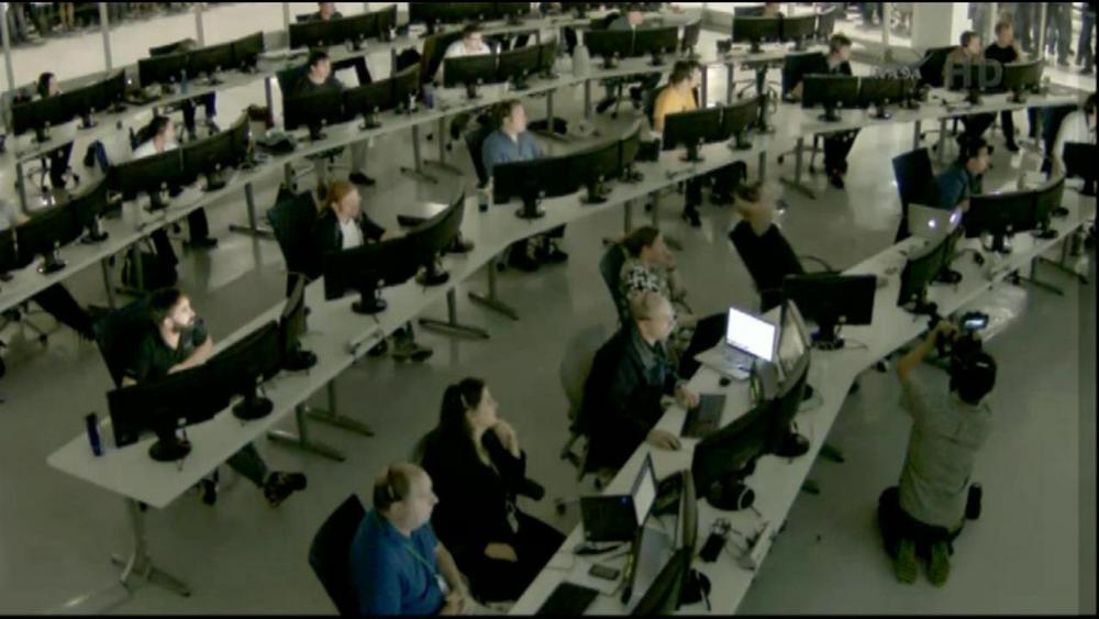 SpaceX Mission Control in Hawthorne, Calif.