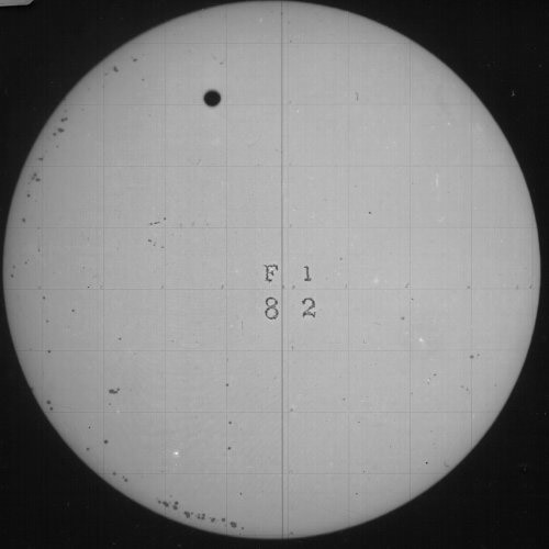 1882 Transit of Venus Photograph
