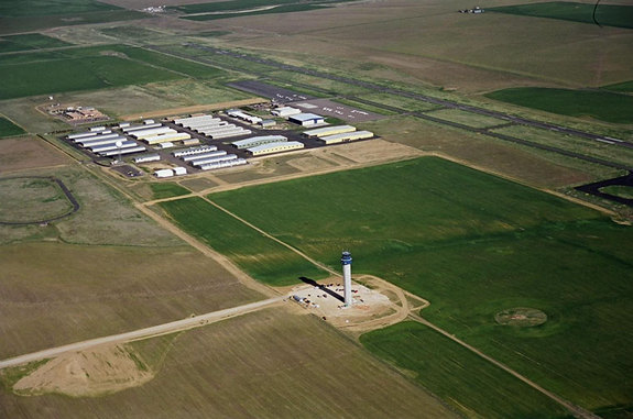 Front Range Airport occupies a large stretch of land near the Denver International Airport. The location is being advanced as a home for the proposed Colorado Spaceport.