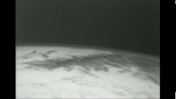 SpaceX tweeted this image taken by the Dragon capsule in orbit on May 22, 2012. The company wrote: "Earth as seen by a thermal imager that Dragon will use in its approach to the International Space Station. pic.twitter.com/jxv6t3et."