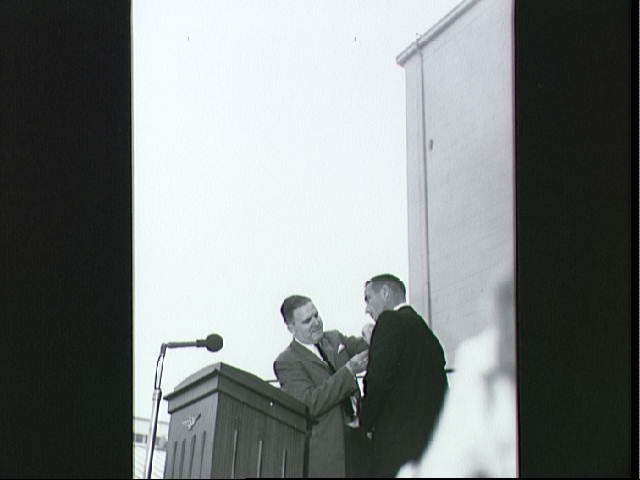 Astronaut Scott Carpenter Receives NASA Distinguised Service Medal