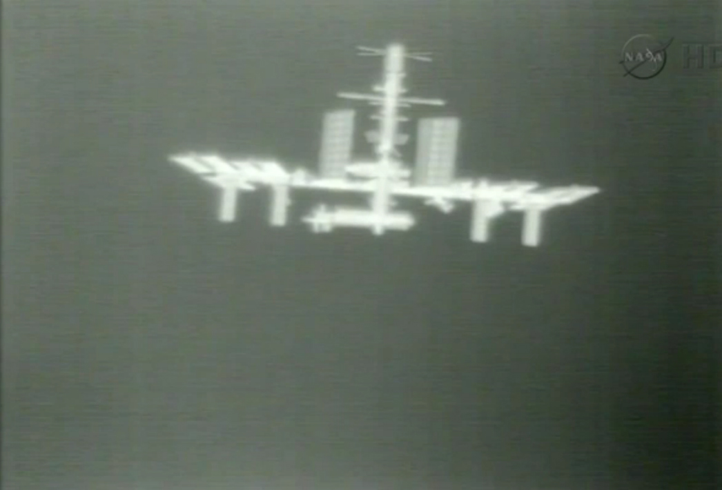 SpaceX Dragon at ISS: Space Station in Sight