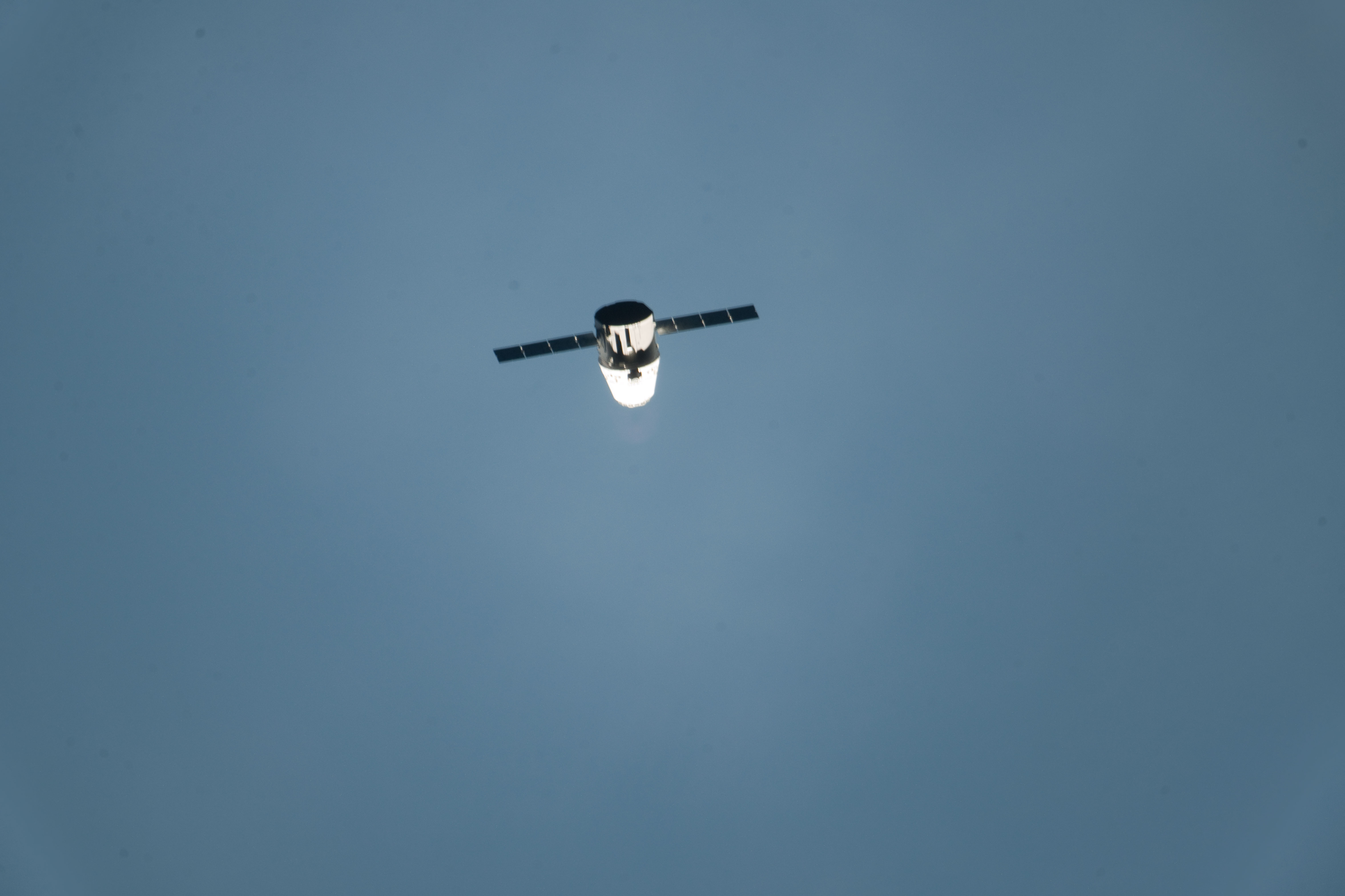 Dragon Spacecraft Nearing ISS