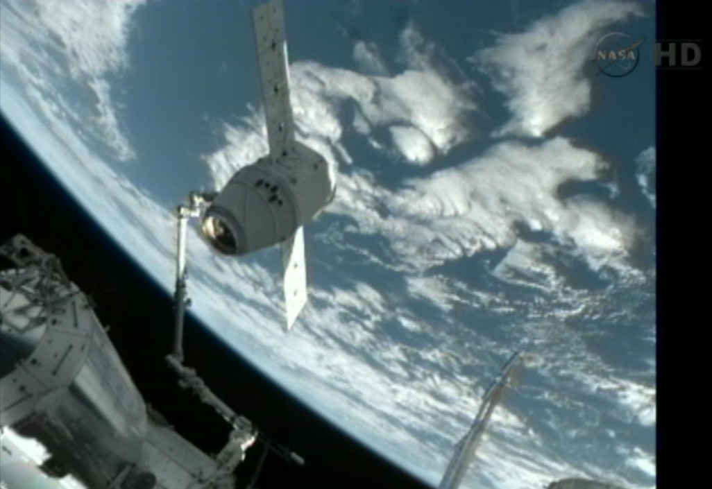 Dragon Faces ISS
