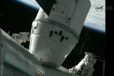 The Dragon capsule is attached to the International Space Station on May 25, 2012.