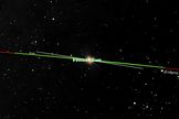 On Tuesday June 5, 2012, Venus will be exactly between the Earth and the sun. Venus' orbit (shown in grey in this edge-on view) is tilted 3.4 degrees to the Earth's orbit (shown in green).