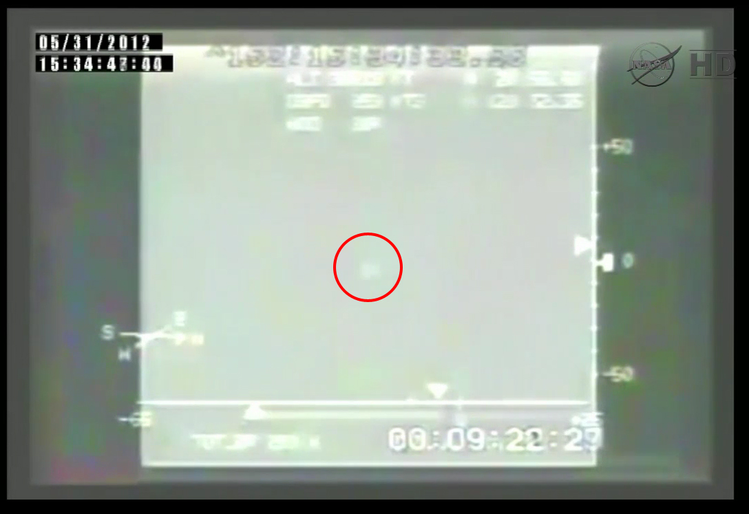 Dragon Re-entry First Sighting