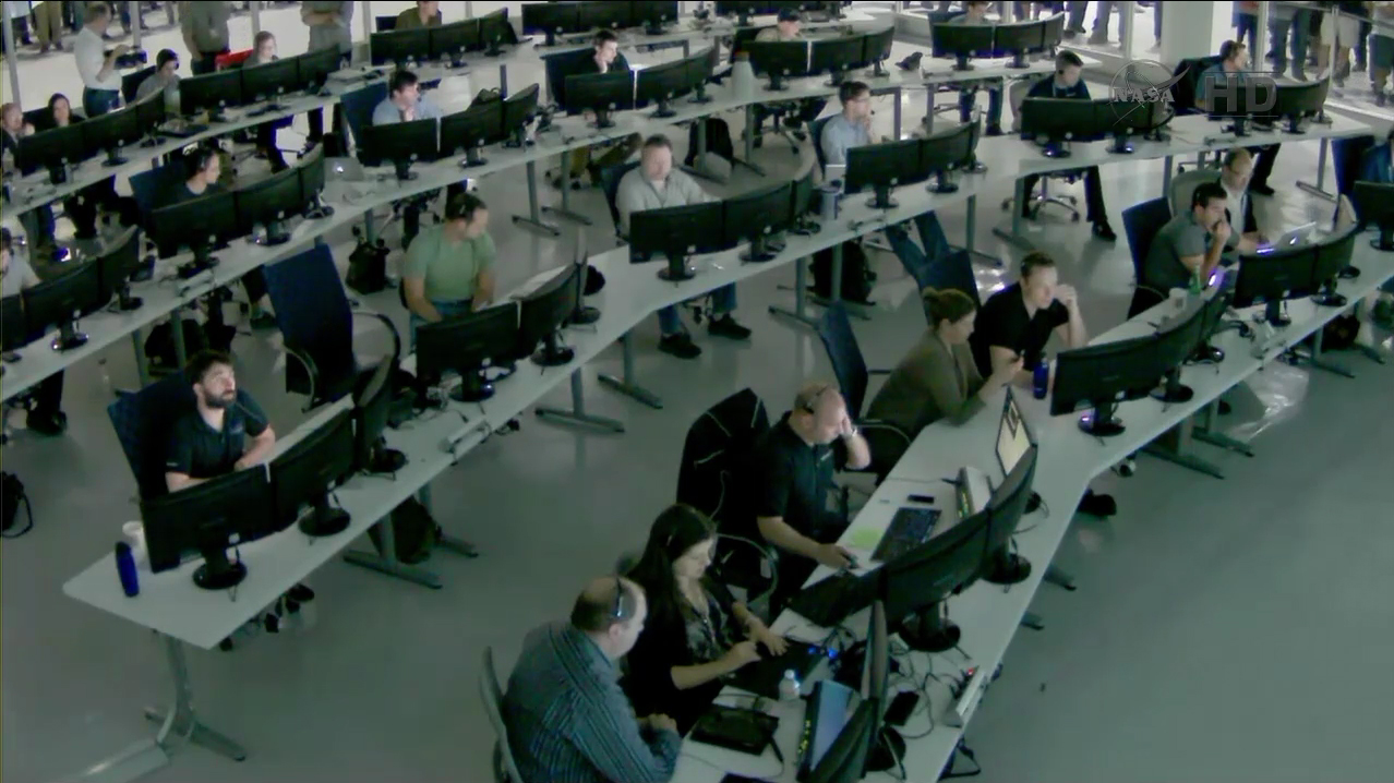 Elon Musk in SpaceX Mission Control