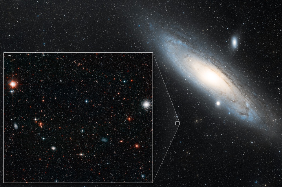 Halo of Andromeda Galaxy Used to Measure Its Drift Across Space