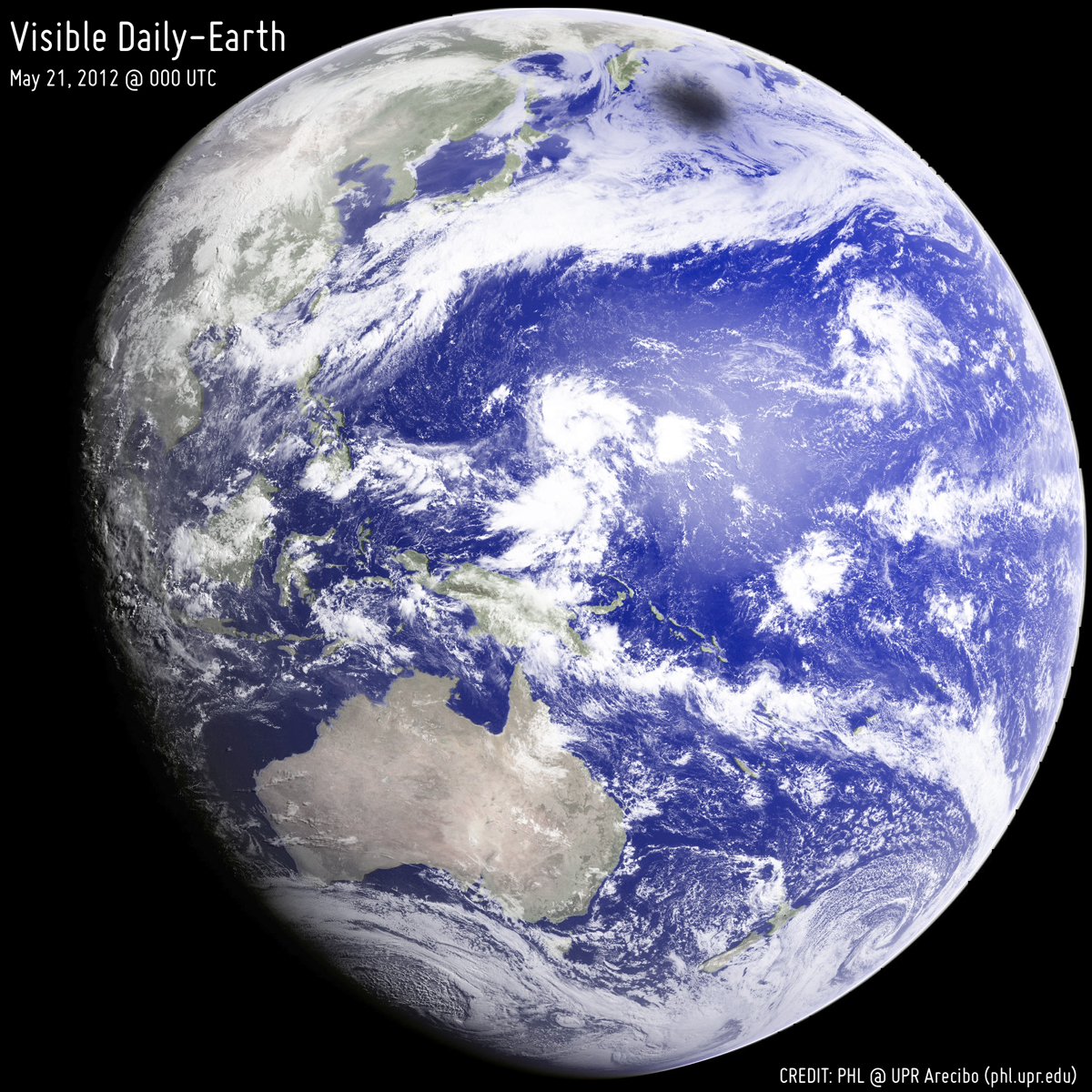 There’s a Little Black Spot on the Earth Today