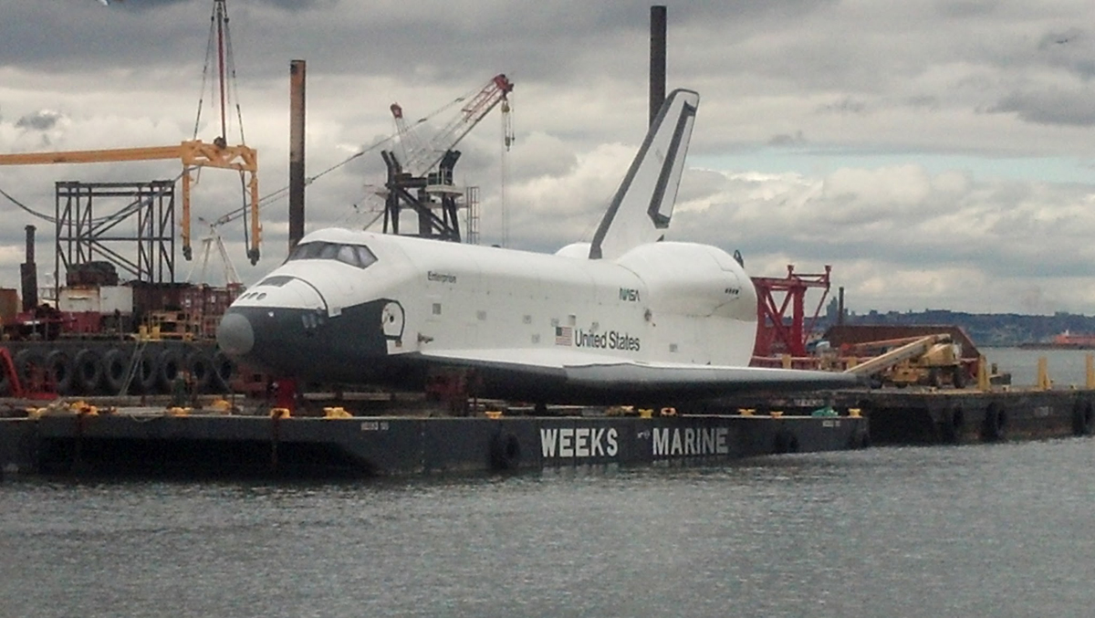 Enterprise Docked at NJ Terminal