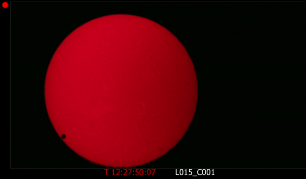 Venus Transit 2nd Contact: NASA Webcast