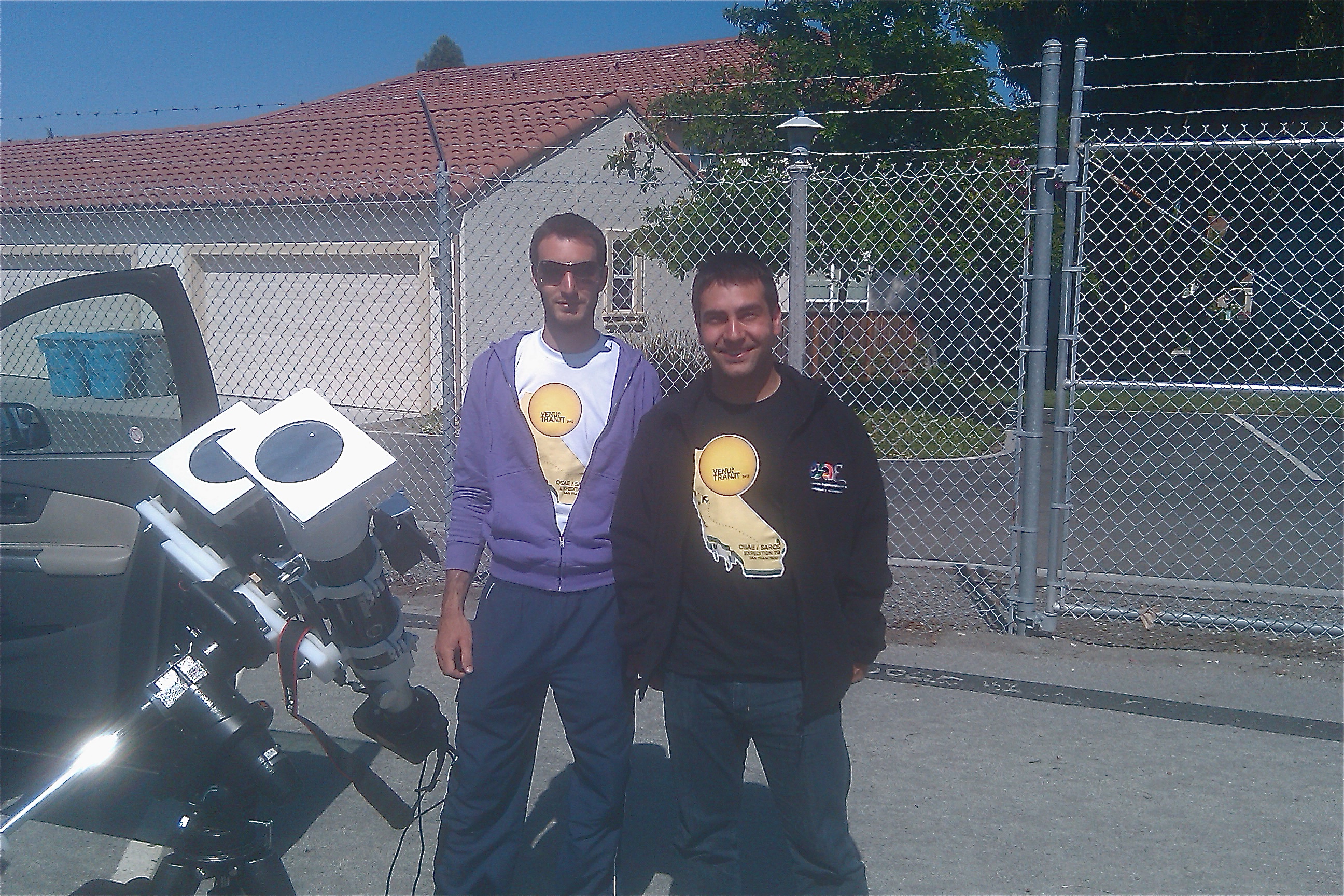 Spanish Venus-Transit Watchers in California