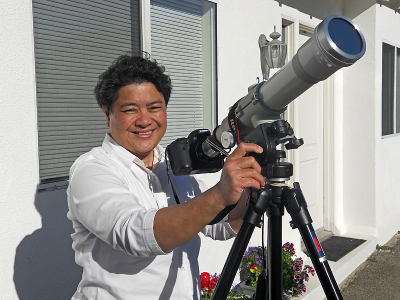 Imelda’s white-light telescope