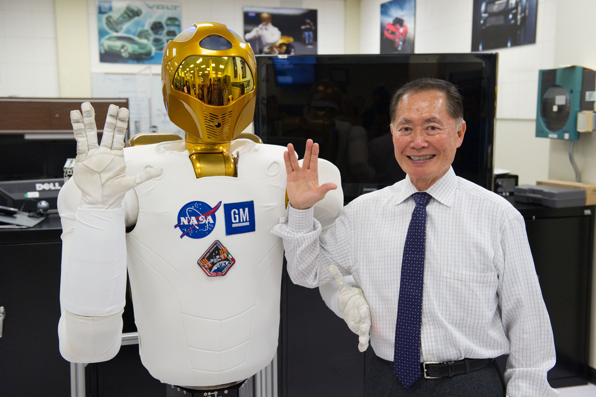 Mr. Sulu Meets Robonaut