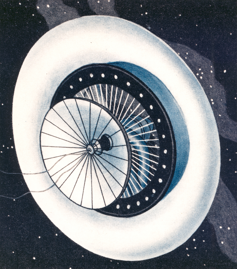 Noordung's Space Station Habitat Wheel