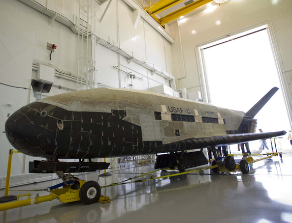 Stretching 29 feet in length and weighing 11,000 pounds, the second Boeing-built X-37B became the longest on-orbit space vehicle on June 16, 2012 when it completed a 469-day mission with an autonomous landing at Vandenberg Air Force Station in California.