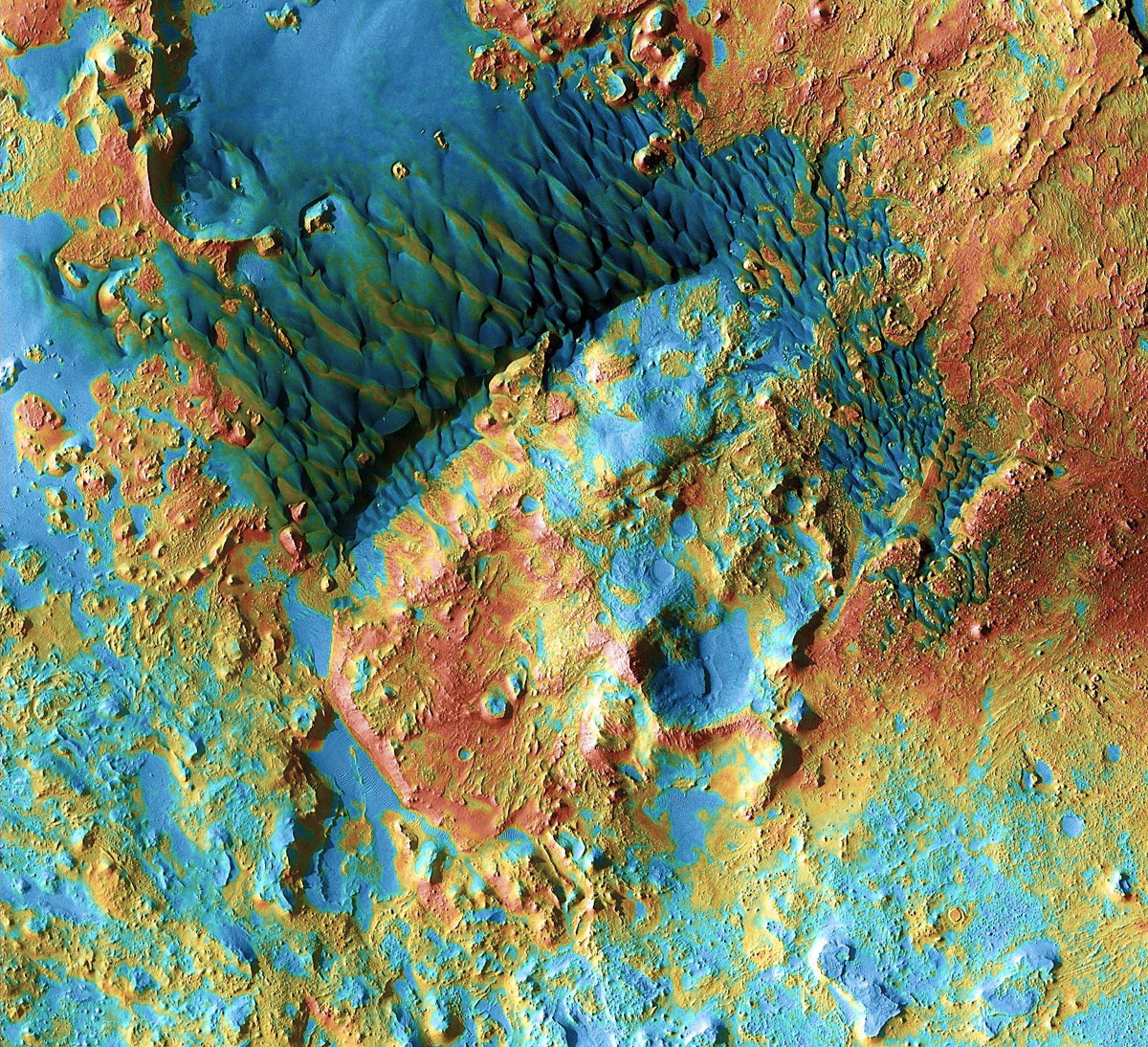 Mars Odyssey: Arabia Dunes
